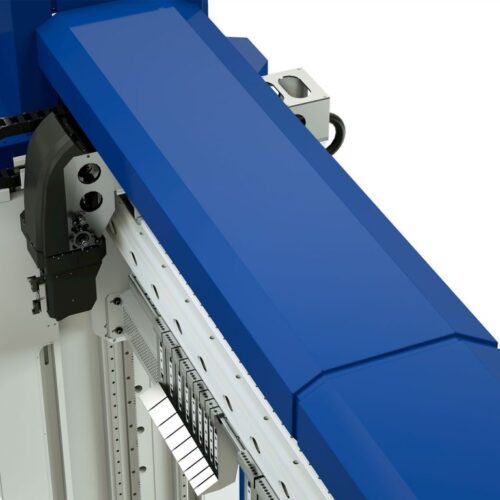 Optional fully-automatic tool changer for
clamping beam